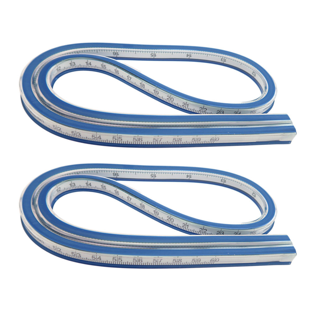 Sewing Garments - 2 Stück Schlangen-Kurvenlineal, flexibles französisches Kurvenwerkzeug