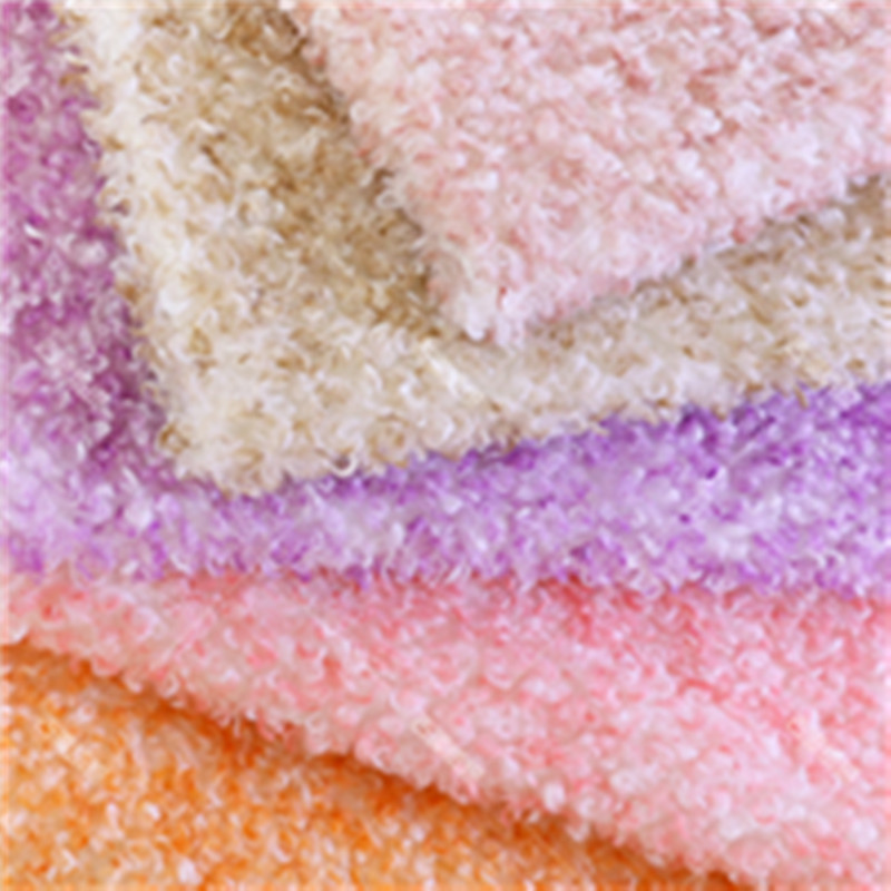 Sewing Tie Dye - Batik-Regenbogenmuster zweifarbig gefärbter Plüschstoff für Herbst-