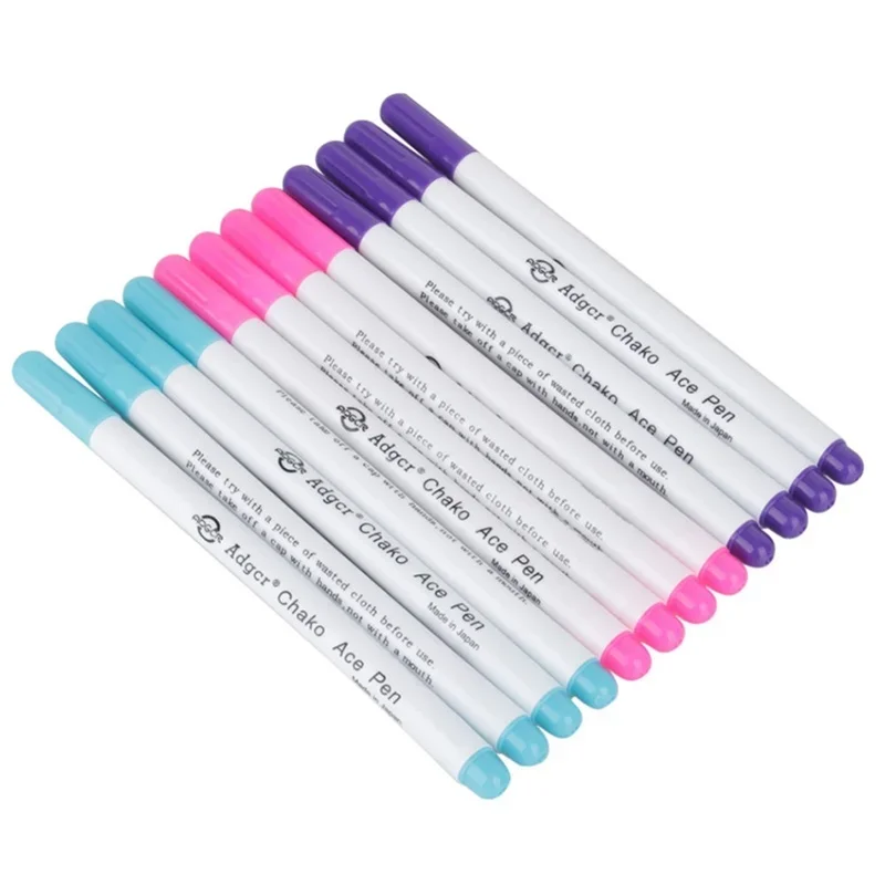 Fabric Marking Pen - Wasserlöslicher, verschwindender Stift, Stichmarker, Zeichnungsgitter auf