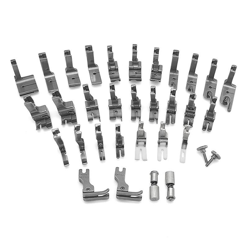 Sewing Expert - A84E-31 PCS Nähfuß-Set mit 2 Wechselschrauben