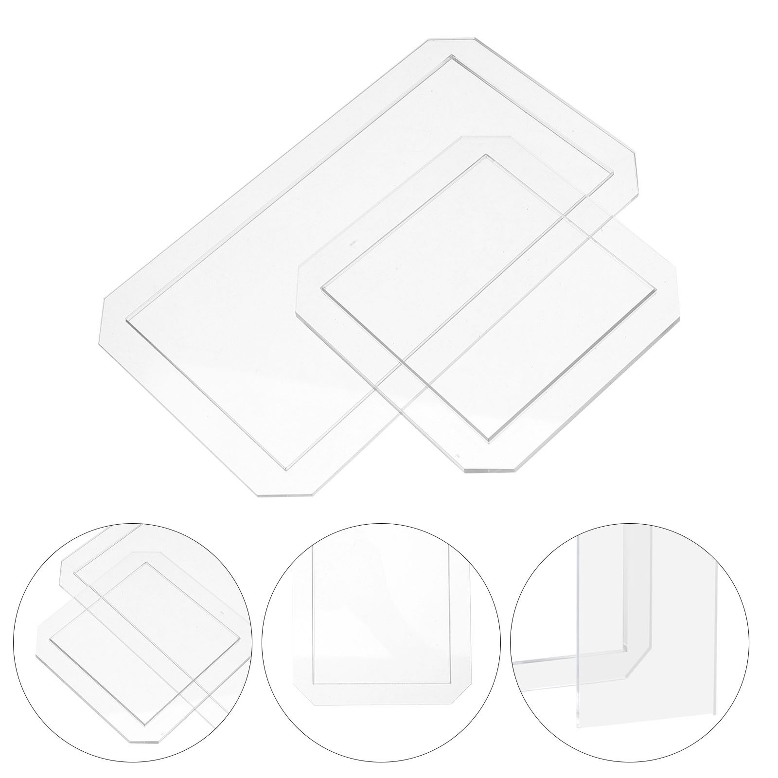 Quilting Ruler Square - 8-teiliges Set Quilting-Schablonen, rechteckig, quadratisch, aus