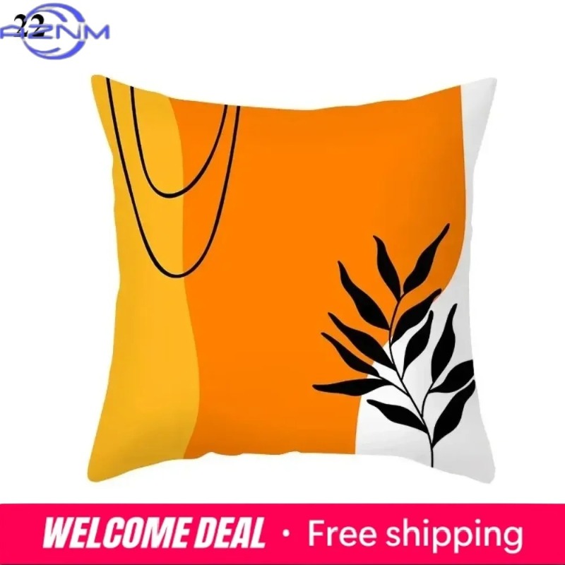 Boho Orange Abstrakter Kissenb – Century Textile & Sewing Supply Online Shopping Bewertung und Preis