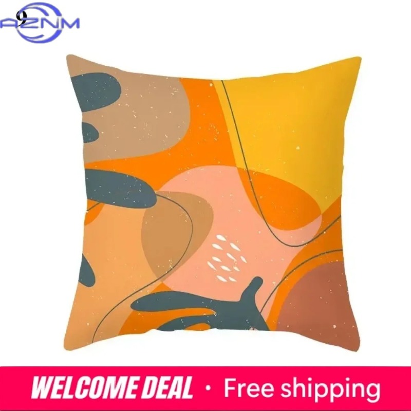 Boho Orange Abstrakter Kissenb – Century Textile & Sewing Supply Online Shopping Bewertung und Preis