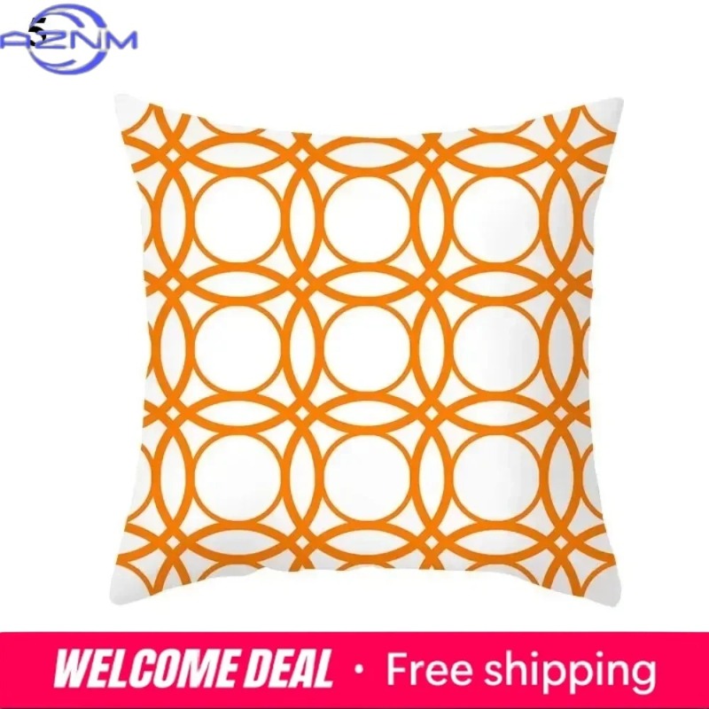 Boho Orange Abstrakter Kissenb – Century Textile & Sewing Supply Online Shopping Bewertung und Preis