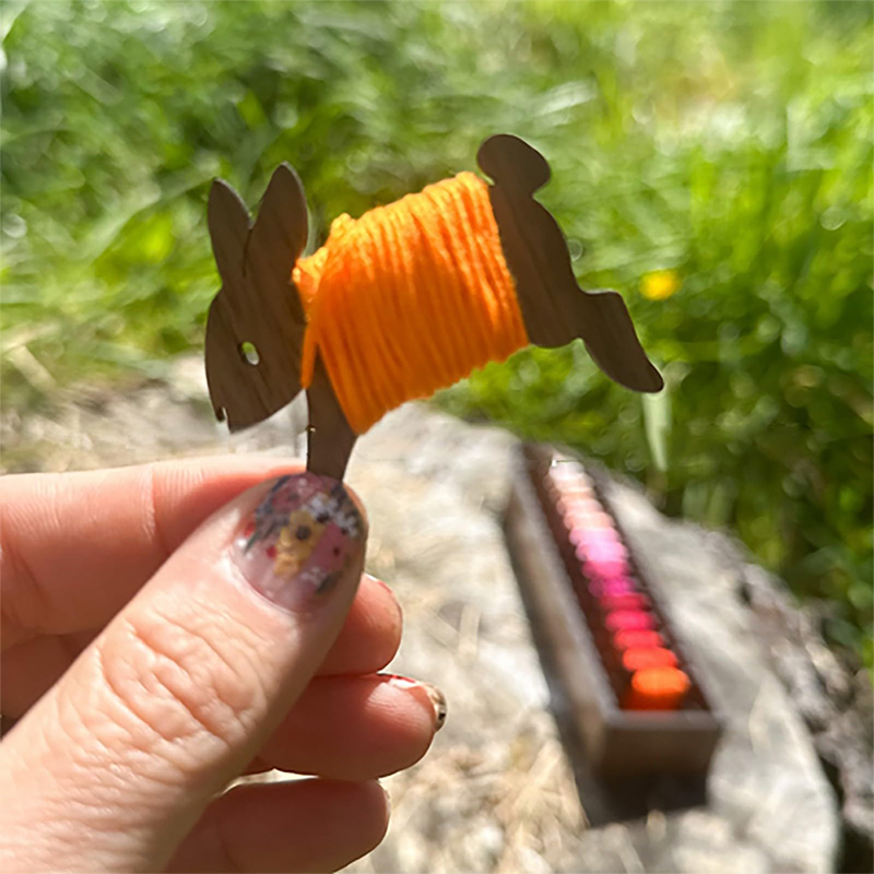Holz Tier Schaf Katze Spule Se – Embroidery Floss Thread Bewertung und Preis
