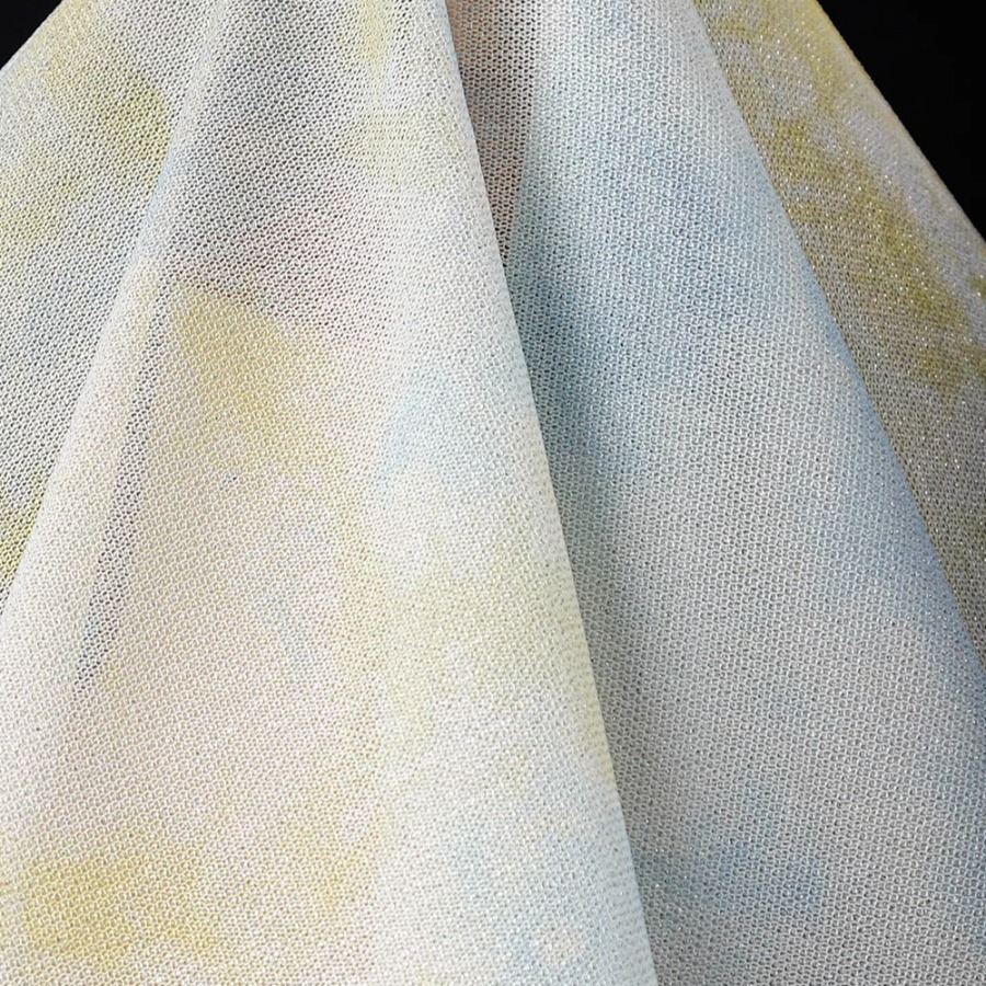 Batik-Strickstoff, gelb, weiß, – Sewing Tie Dye Bewertung und Preis