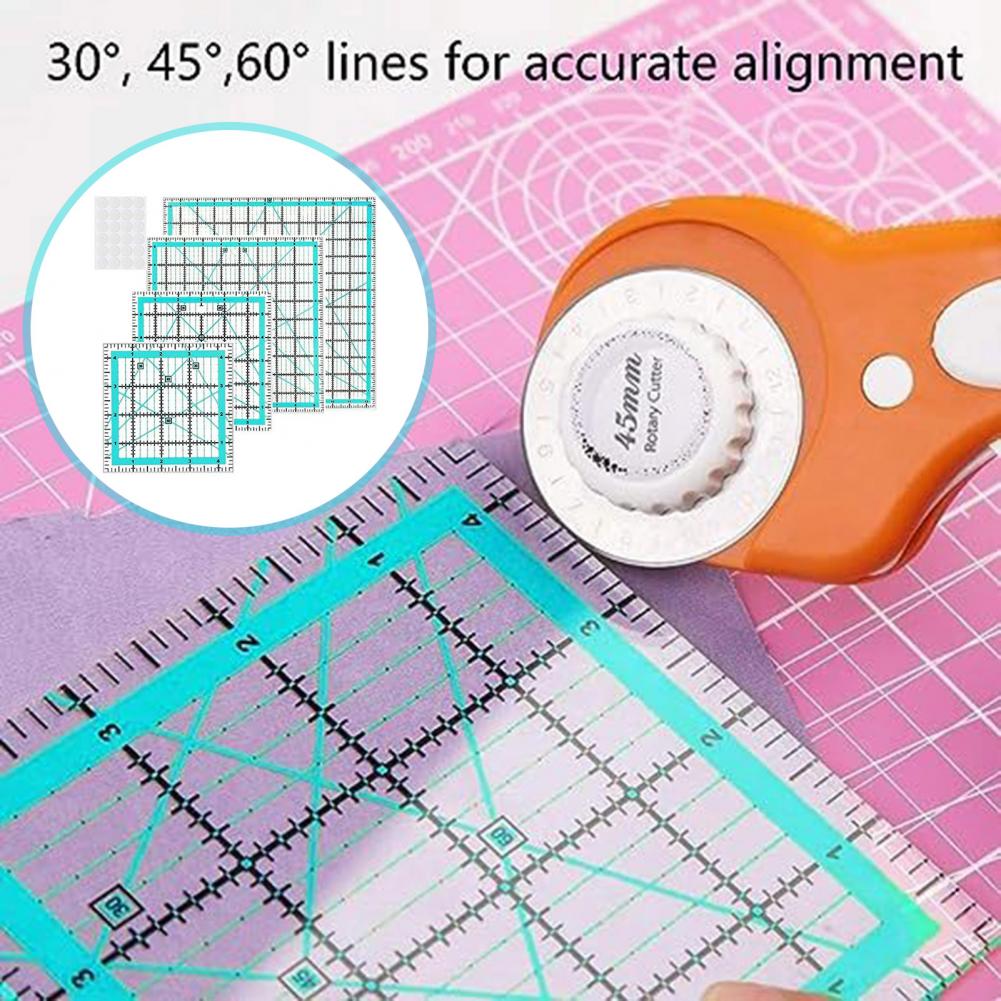 4-teiliges Acryl-Quiltlineal m – Quilting Ruler Square Bewertung und Preis