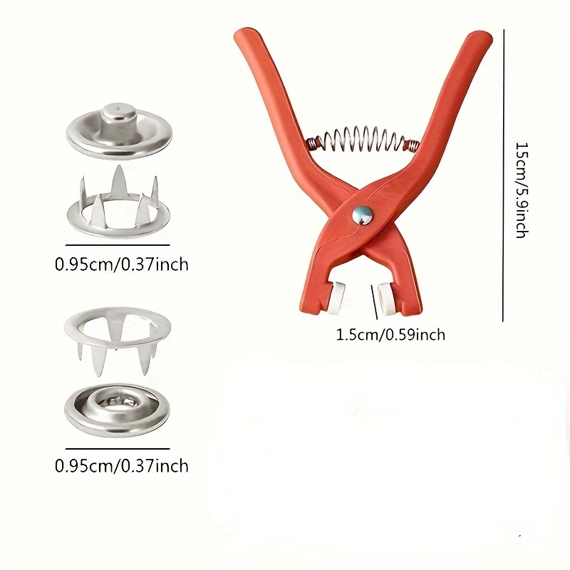 50er-Set handbetriebener Druck – Snap Button Plier Bewertung und Preis