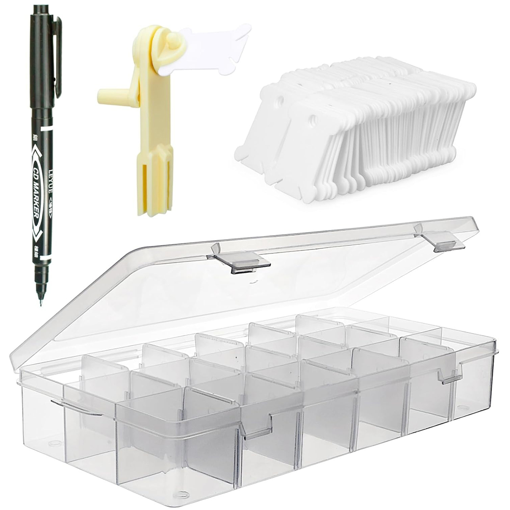 Stickgarn-Organizer mit 18 Fäc – Embroidery Floss Thread Bewertung und Preis