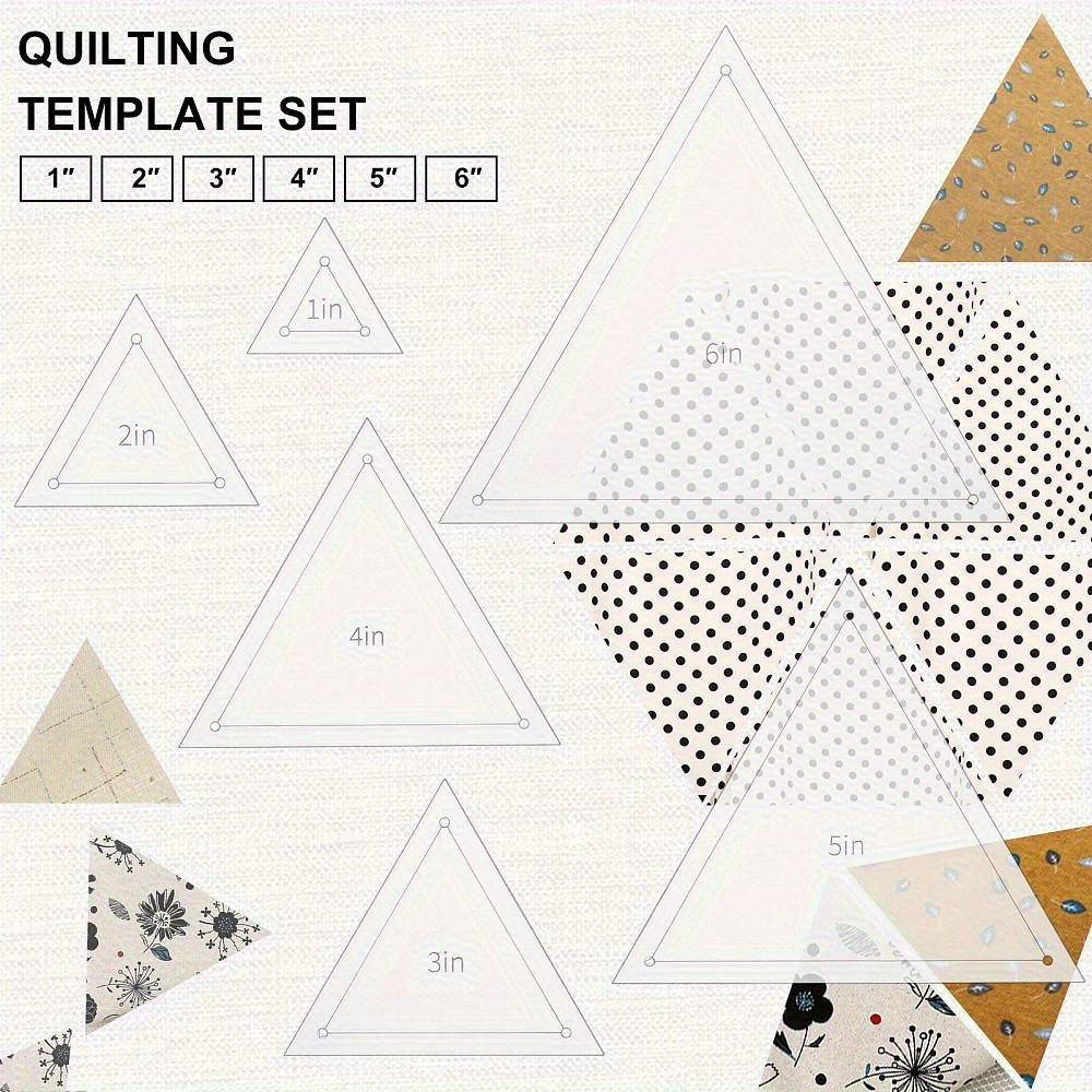 6-teiliges Acryl-Patchwork-Dre – Quilting Ruler Square Bewertung und Preis
