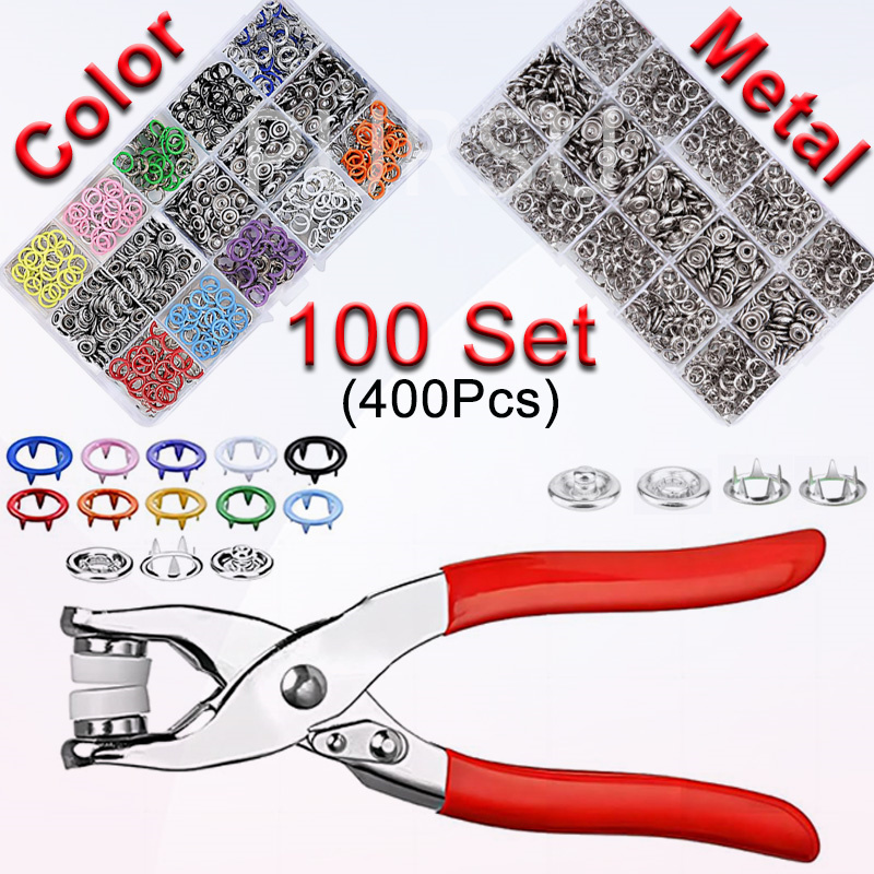 100 Sets Druckknopfzange, auto – Snap Button Plier Bewertung und Preis