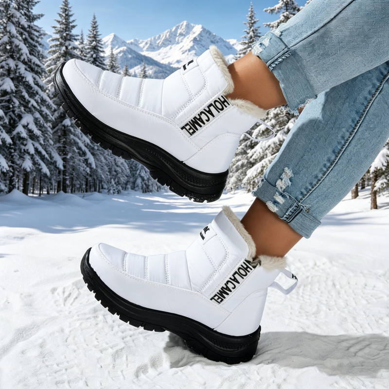 Damen-Schneestiefel mit dickem – Sewing Fleece Bewertung und Preis