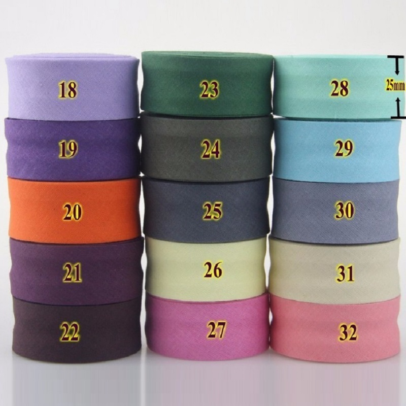 25mm Baumwoll-Biesband zum Auf – Binding Tape Bias Bewertung und Preis