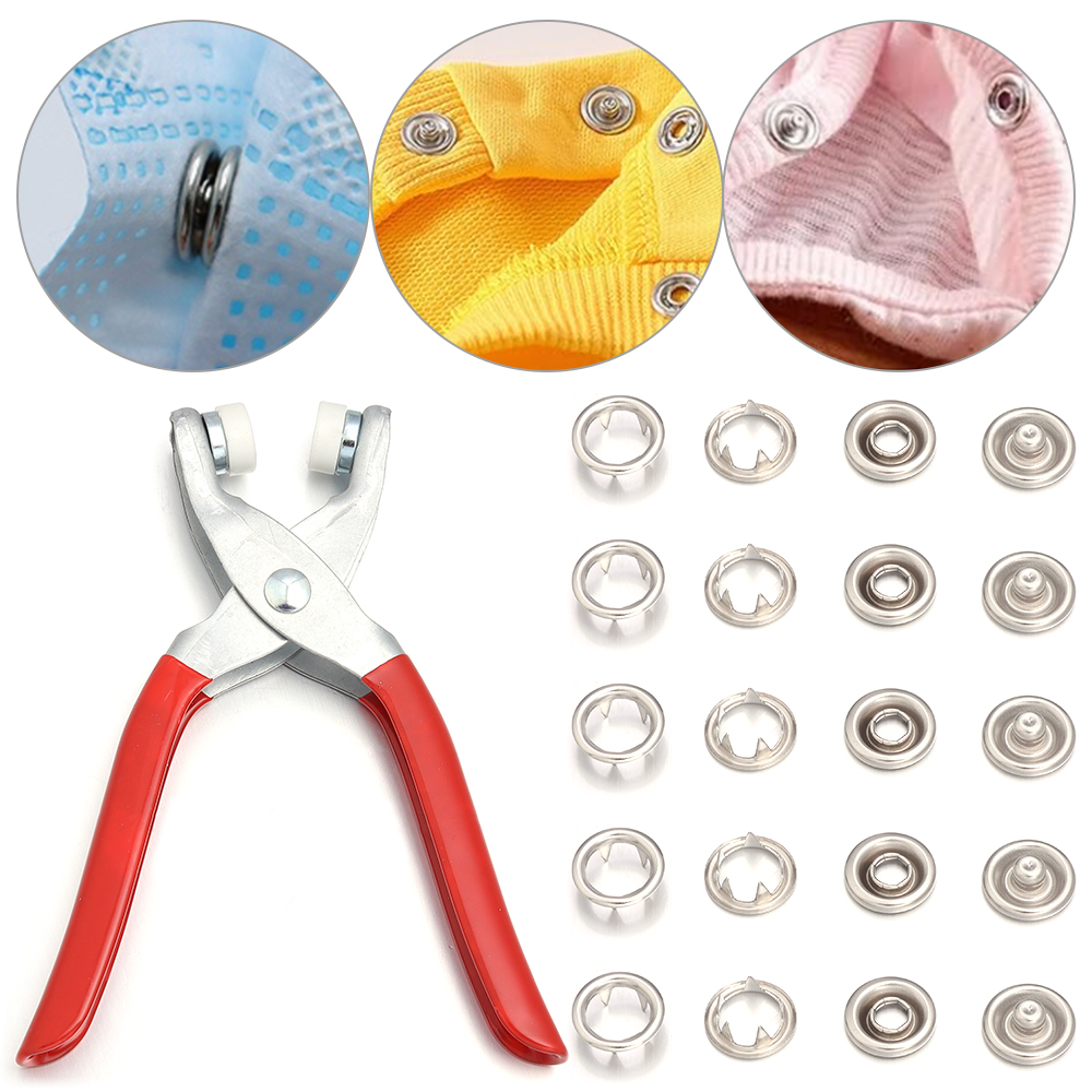 50 Sets 7,5/9,5/11mm Edelstahl – Snap Button Plier Bewertung und Preis
