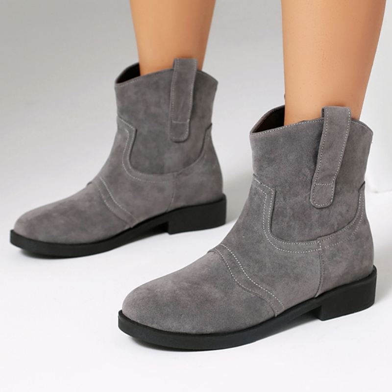 Graue Stiefeletten für Damen 2 – Sewing Fleece Bewertung und Preis