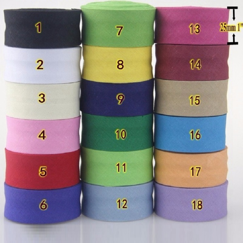 25mm Baumwoll-Schrägband, gebü – Binding Tape Bias Bewertung und Preis