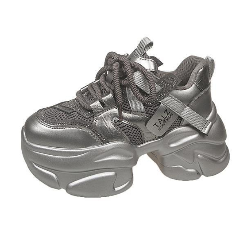 Frauen Mesh Chunky Turnschuhe  – Sewing Latex Bewertung und Preis
