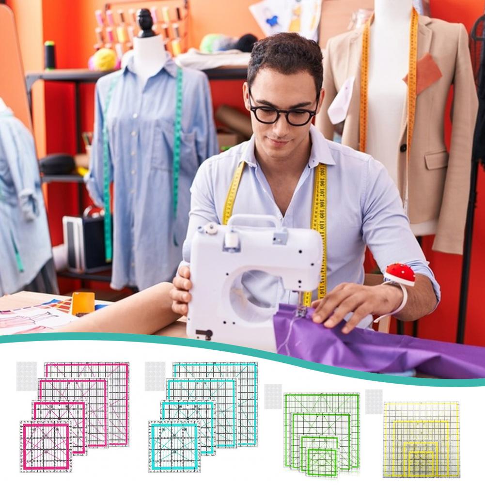 Anfänger-Quiltvorlage Nähhandw – Quilting Ruler Square Bewertung und Preis