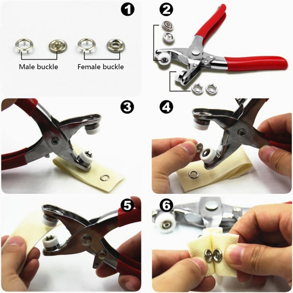 9,5mm Druckknopfzangen-Set mit – Snap Button Plier Bewertung und Preis