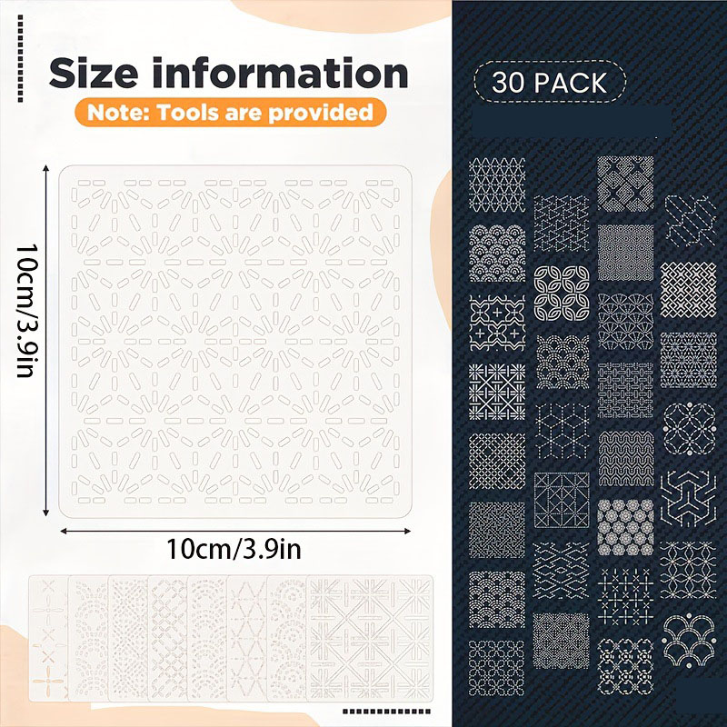 30 Stück Stickvorlagen, DIY-St – Sewing Expert Bewertung und Preis