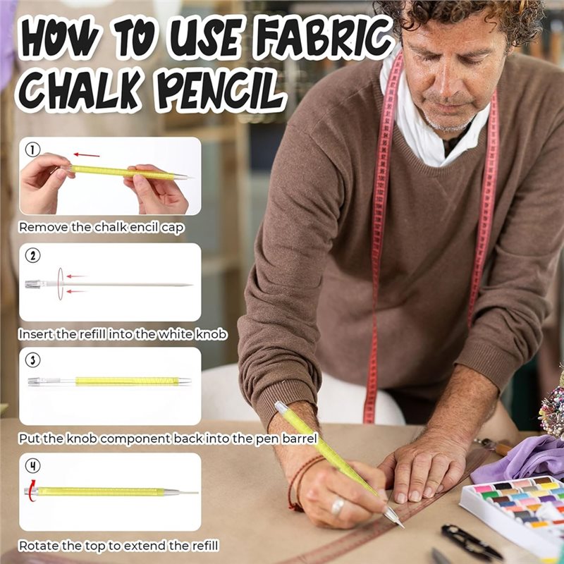 Weiße Nachfüllbare Stoffmarker – Fabric Marking Pen Bewertung und Preis