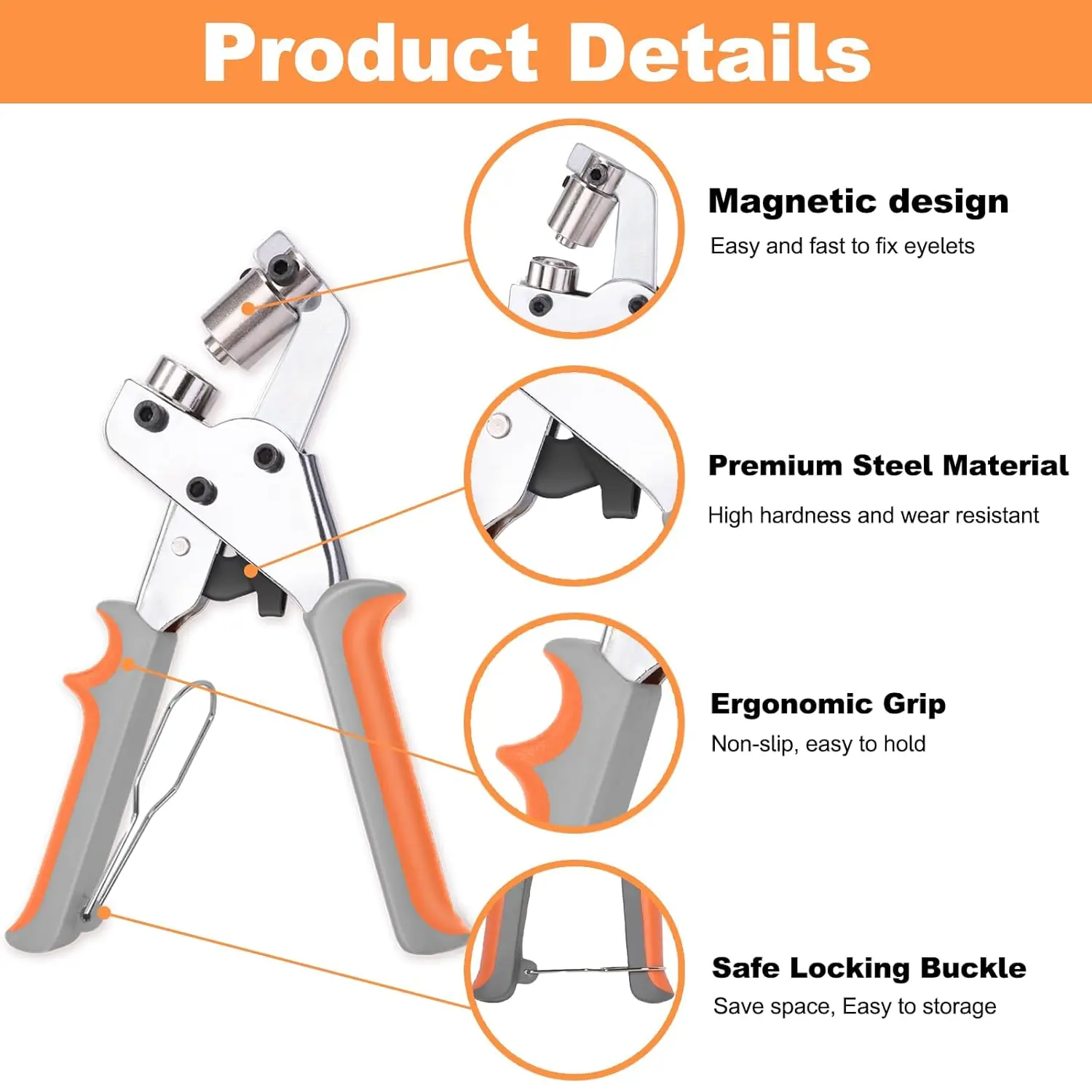 Metall-Handlochstanzer und Öse – Snap Button Plier Bewertung und Preis