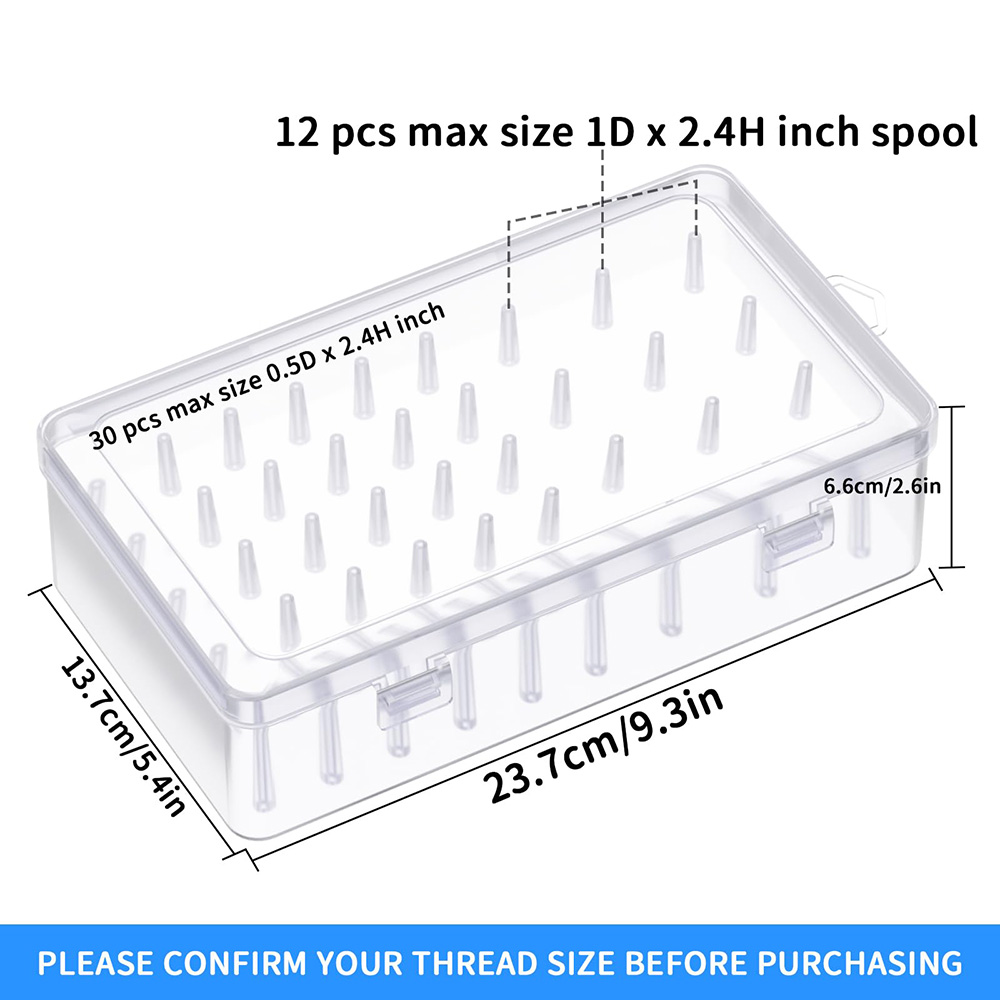 Garnspulen-Organizer-Box, Tran – Embroidery Floss Thread Bewertung und Preis