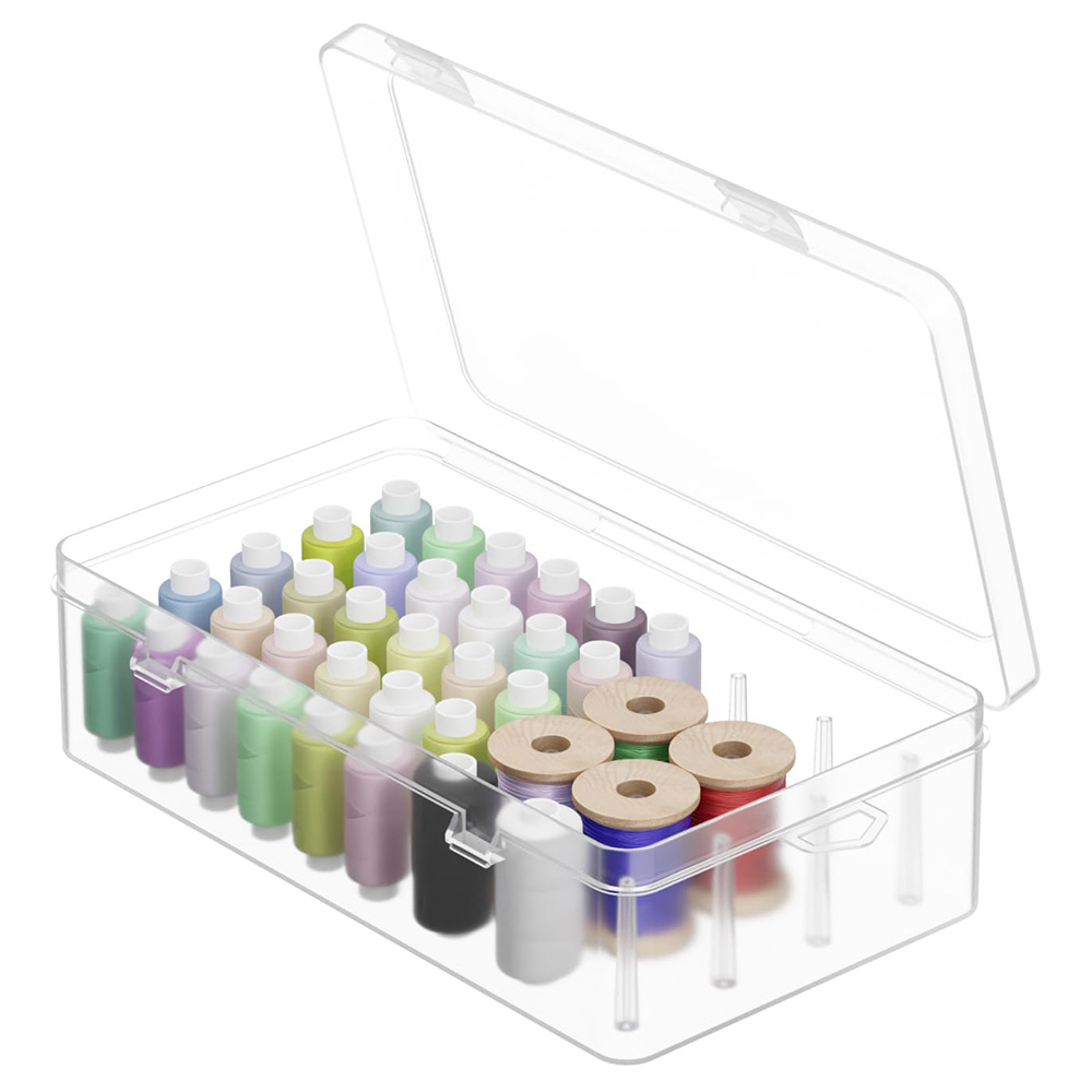 Garnspulen-Organizer-Box, Tran – Embroidery Floss Thread Bewertung und Preis