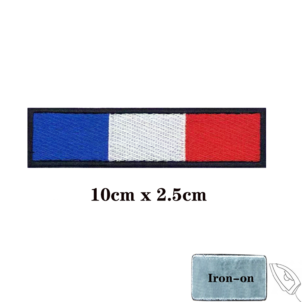 1 STÜCK Frankreich Nationalfla – Velcro Sew On Bewertung und Preis