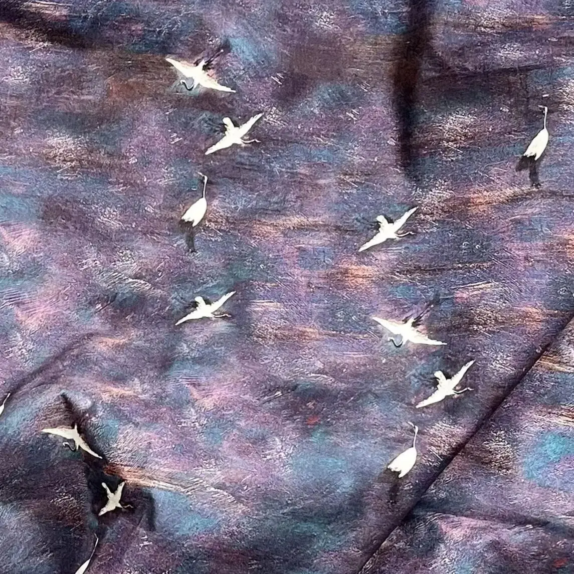 Violettes Asuka Ölgemälde Bati – Sewing Tie Dye Bewertung und Preis