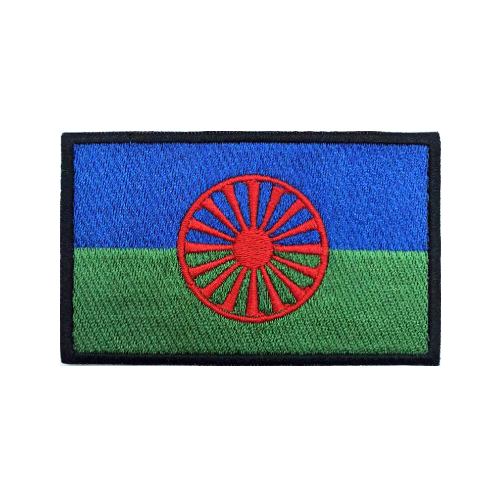 Rom Gypsy Flag Of The Romani P – Velcro Sew On Bewertung und Preis
