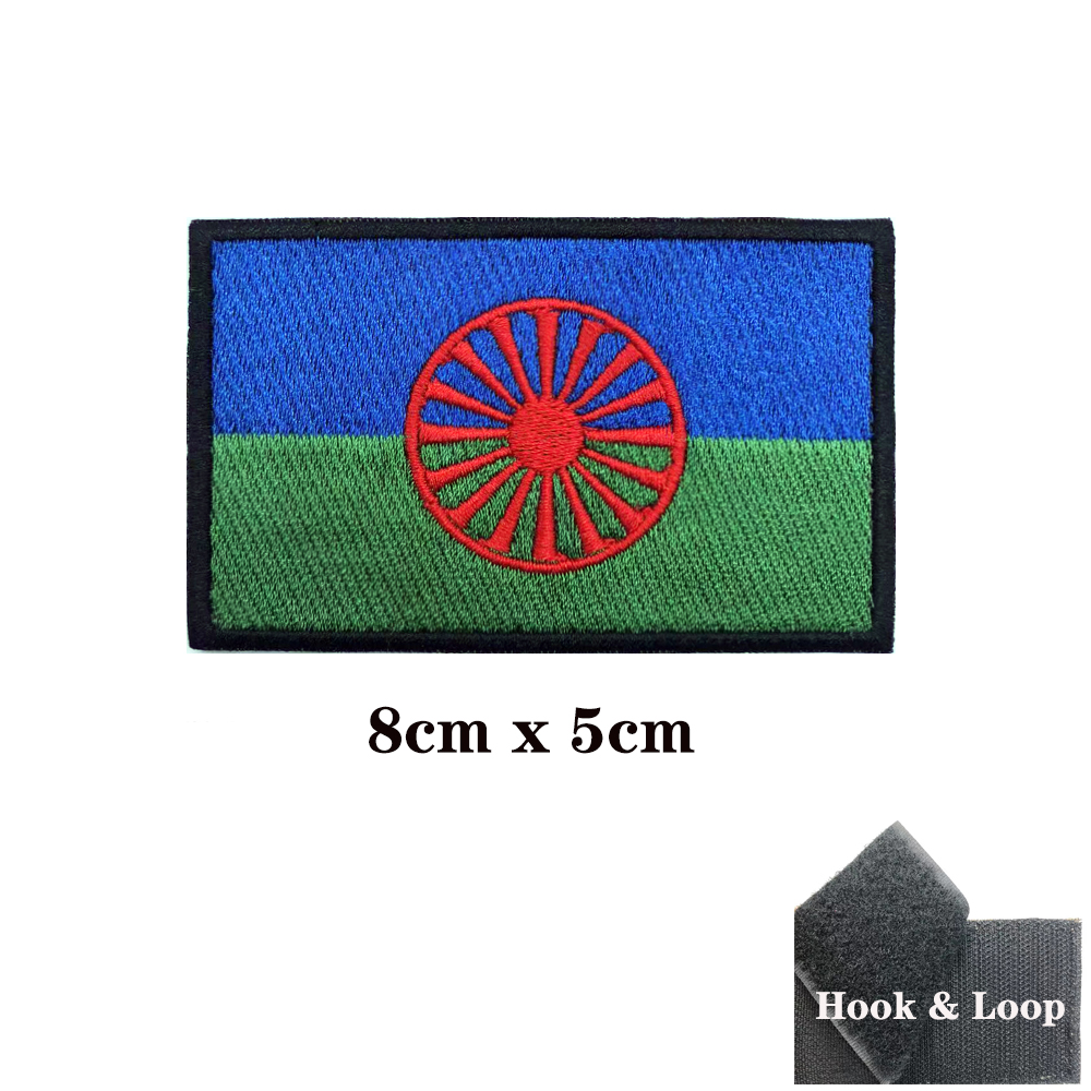 Rom Gypsy Flag Of The Romani P – Velcro Sew On Bewertung und Preis