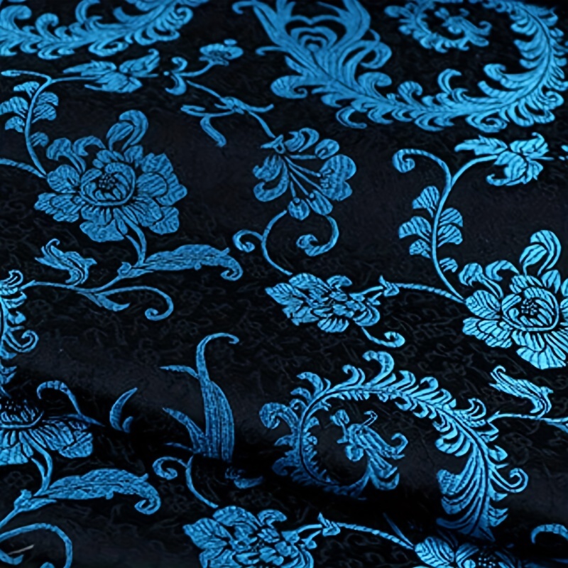 3D Blauer Phönixschwanz-Brokat – Sewing Garments Bewertung und Preis