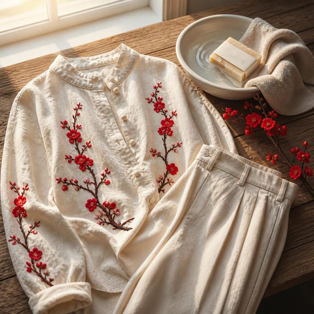 DIY Kirschblüten-Aufnäher zum  – Sewing And Textile Bewertung und Preis